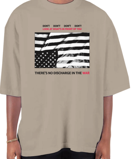 Don’t Look At What’s In Front Of You Oversized T-Shirt