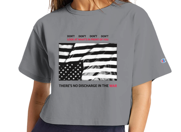 Don’t Look At What’s In Front Of You Cropped T-Shirt
