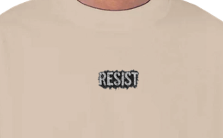 "RESIST" War-Torn Edition Oversized T-shirt