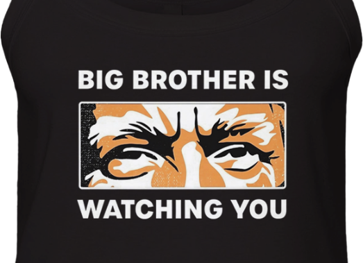 Big Brother Is Watching You Micro Ribbed Scoop Tank