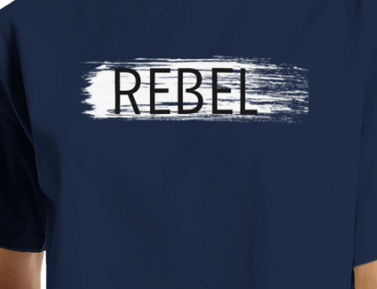 "REBEL" Underground Edition Cropped T-Shirt