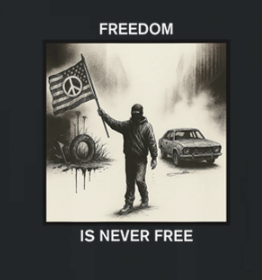 Freedom Is Never Free Oversized T-Shirt