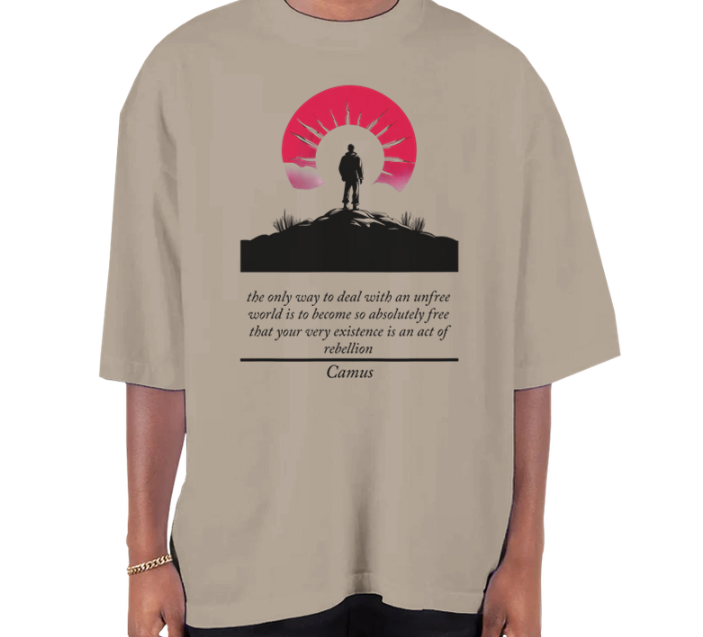 Camus Stand Free Oversized T-Shirt