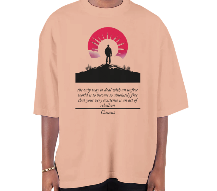 Camus Stand Free Oversized T-Shirt