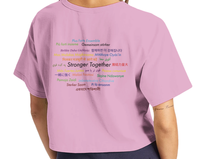 Strength In Diversity - Global Edition Cropped T-Shirt