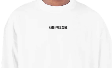 Hate-Free Zone Oversized T-Shirt