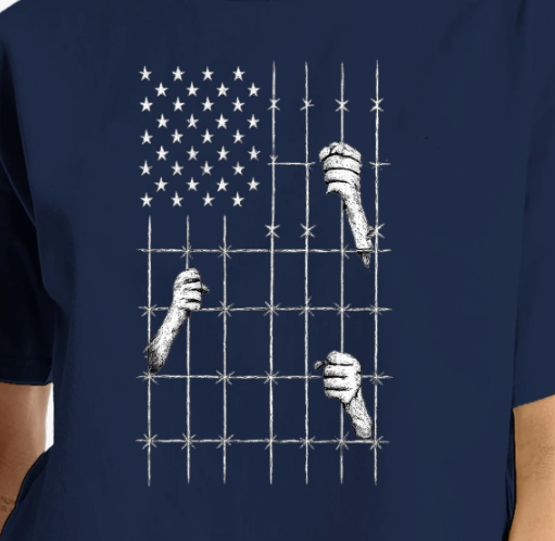 A Caged Nation Cropped T-Shirt