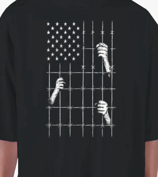 A Caged Nation Oversized T-Shirt