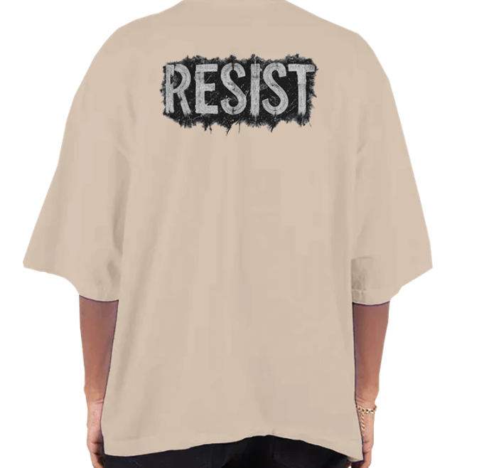 "RESIST" War-Torn Edition Oversized T-shirt