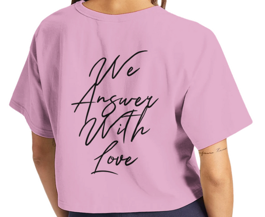They Teach Us Hate Cropped T-Shirt