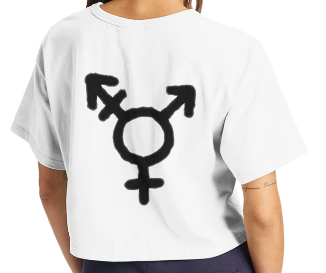 Question Gender Cropped T-Shirt