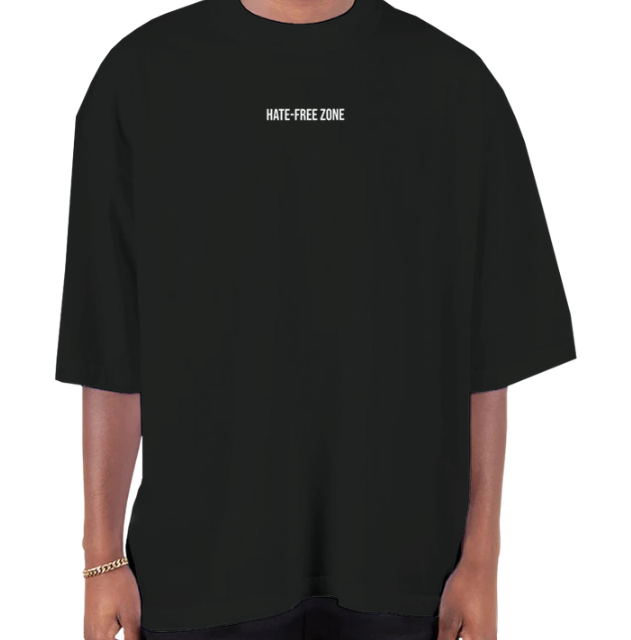 Hate-Free Zone Oversized T-Shirt