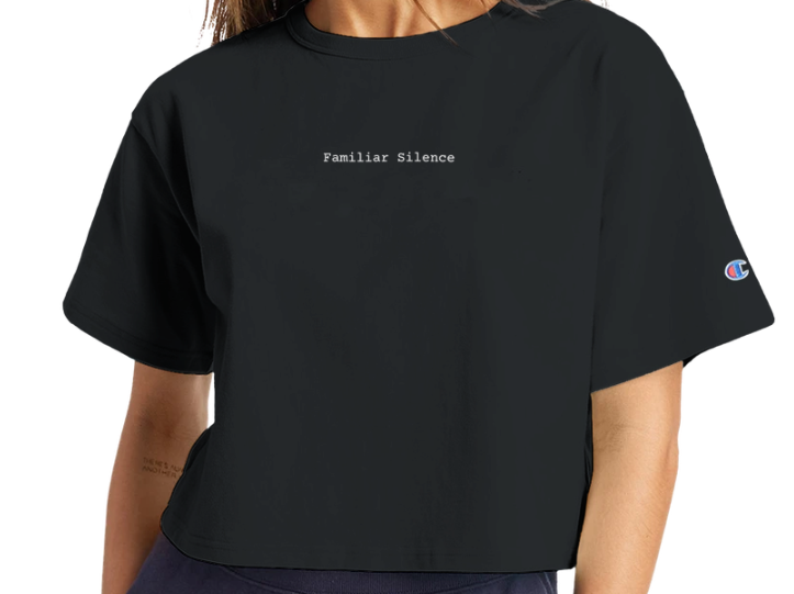 Familiar Silence – A Modern Retelling of “First They Came” Cropped T-Shirt
