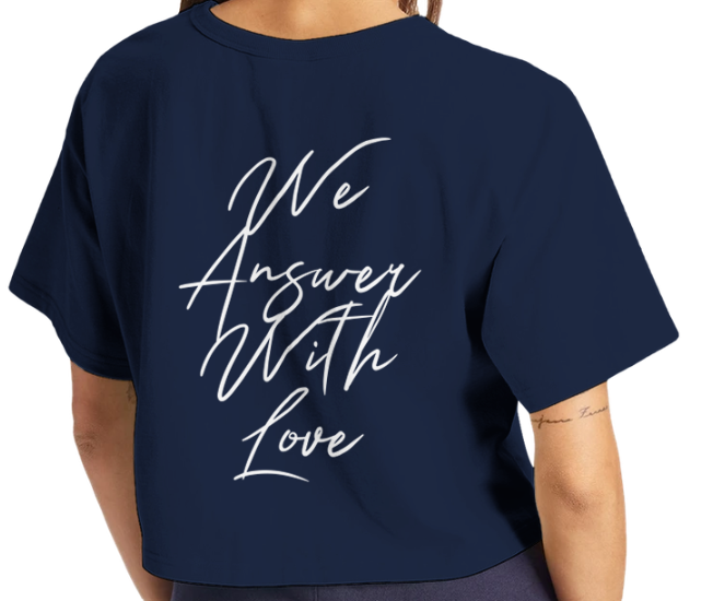They Teach Us Hate Cropped T-Shirt