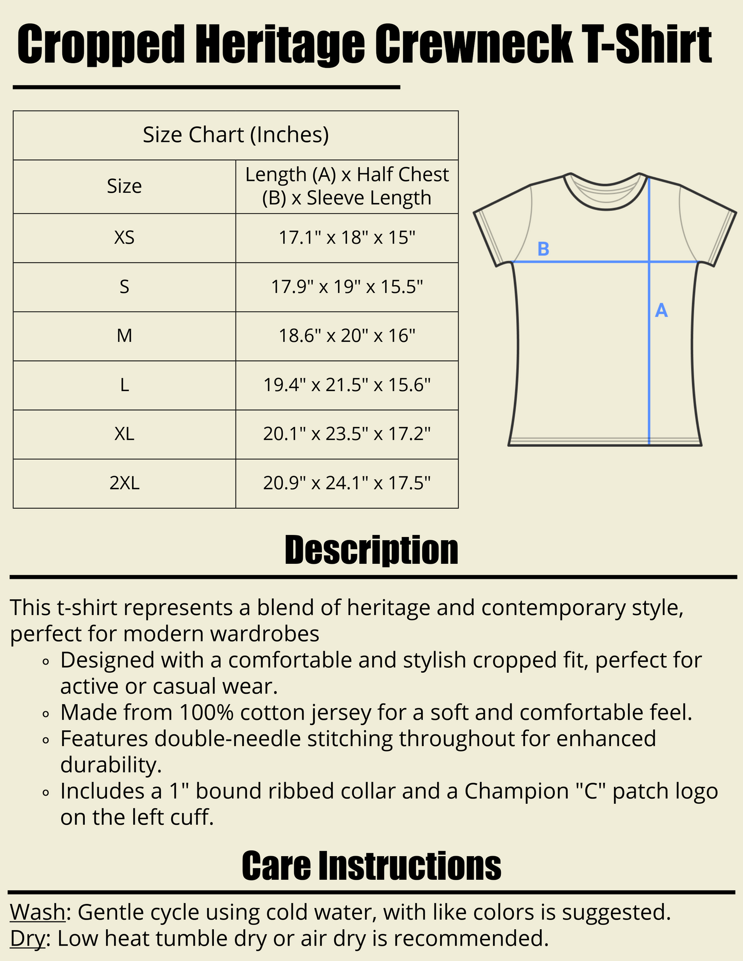 Grow a Pair Cropped T-Shirt
