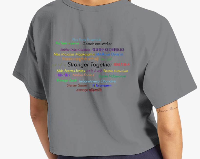 Strength In Diversity - Global Edition Cropped T-Shirt