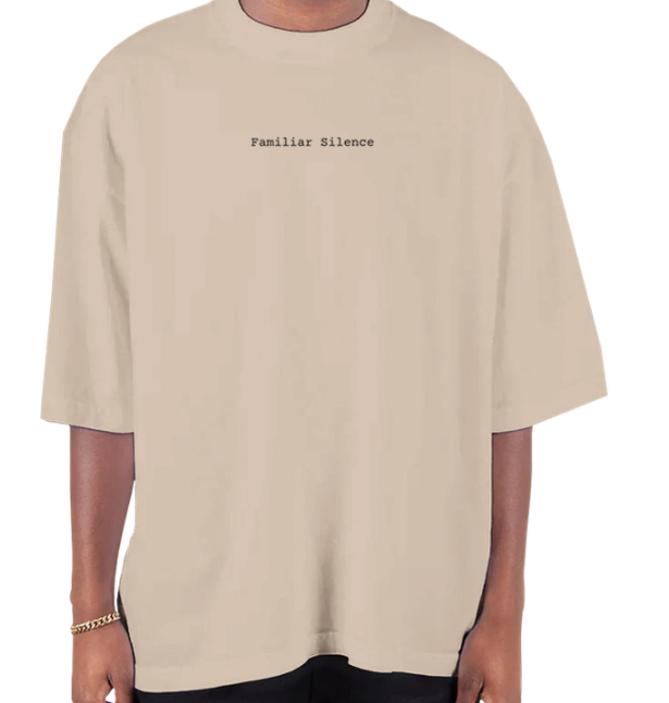 Familiar Silence – A Modern Retelling of “First They Came” Oversized T-Shirt