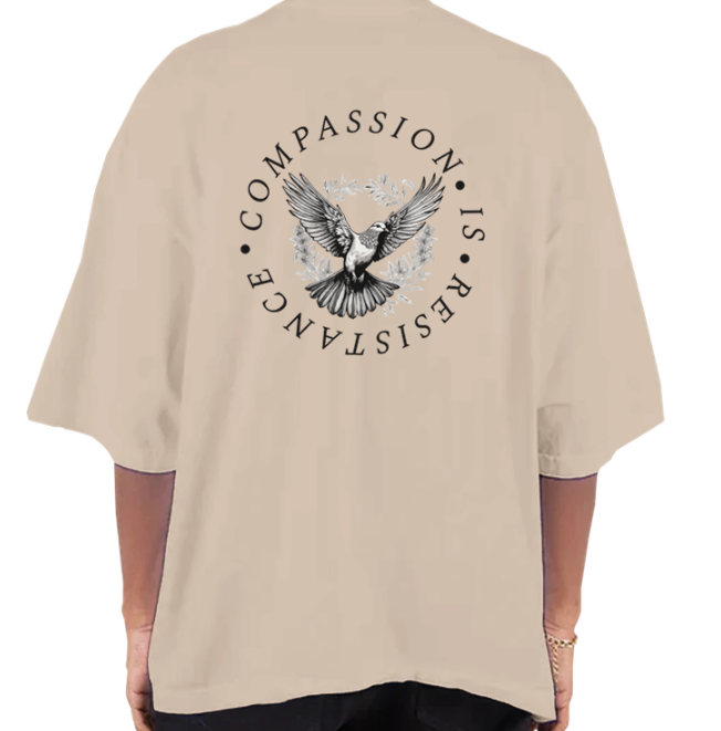 Redacted Kindness is Radical Oversized T-Shirt