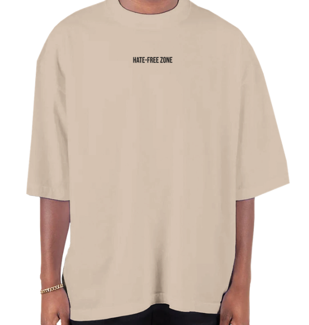 Hate-Free Zone Oversized T-Shirt