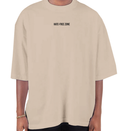 Hate-Free Zone Oversized T-Shirt