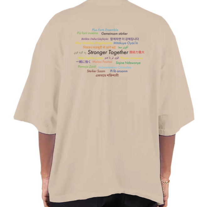 Strength in Diversity - Global Edition Oversized T-shirt