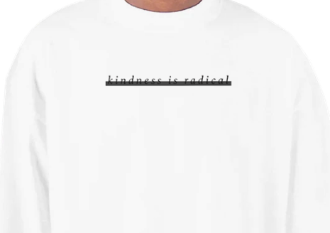 Redacted Kindness is Radical Oversized T-Shirt