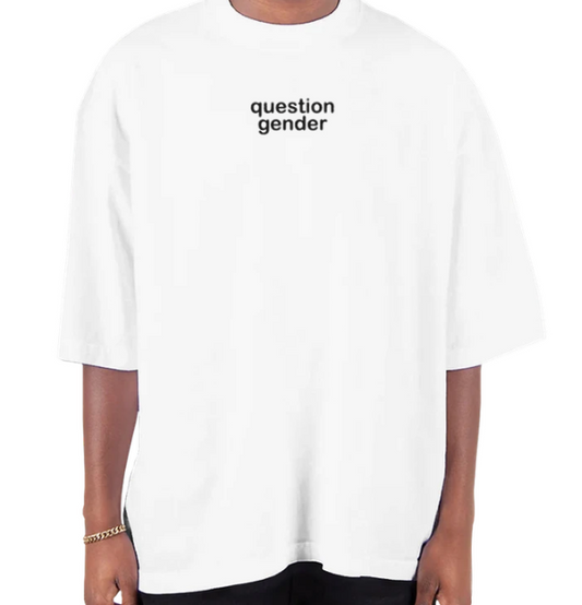 Question Gender Oversized T-Shirt