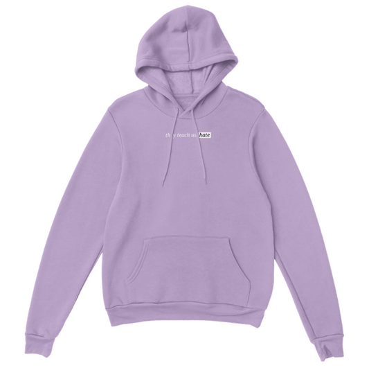 They Teach Us Hate Hoodie