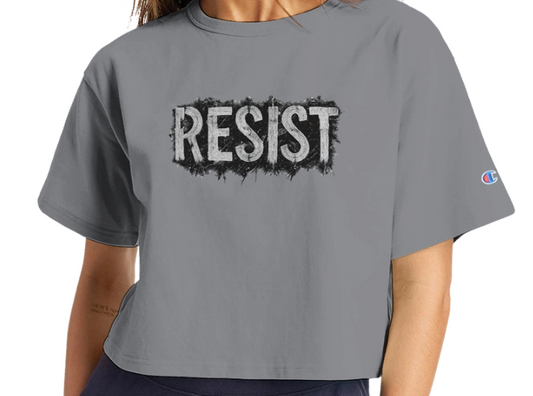 "RESIST" War-Torn Edition Cropped T-Shirt