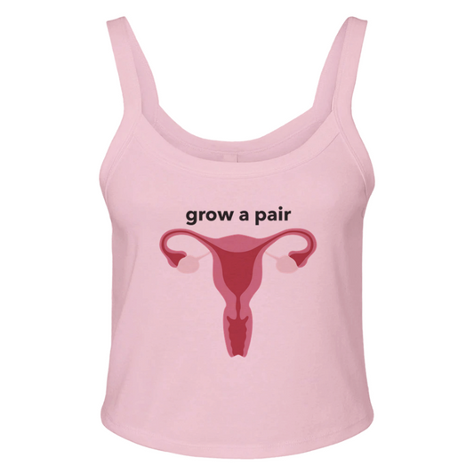 Grow A Pair Micro Ribbed Scoop Tank
