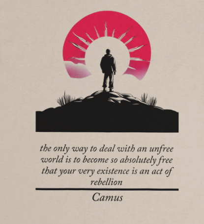 Camus Stand Free T-shirt