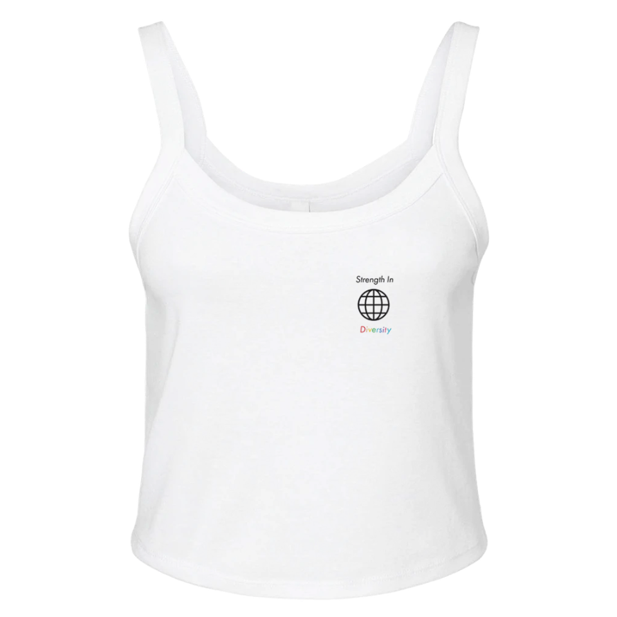 Strength in Diversity - Global Edition Micro Ribbed Scoop Tank
