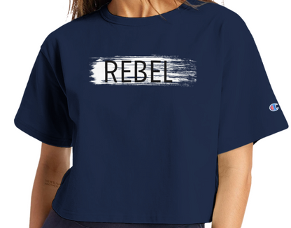 "REBEL" Underground Edition Cropped T-Shirt