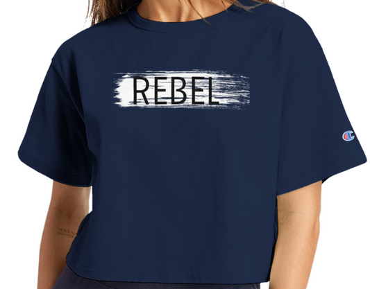 "REBEL" Underground Edition Cropped T-Shirt