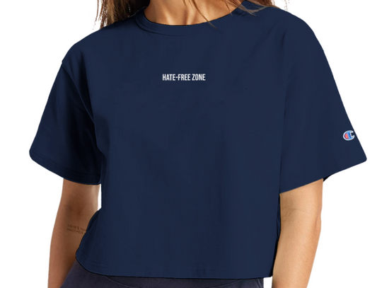Hate-Free Zone Cropped T-Shirt