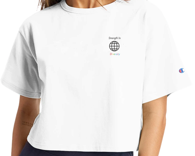 Strength In Diversity - Global Edition Cropped T-Shirt