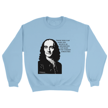 Absurdities & Atrocities - Voltaire Sweatshirt