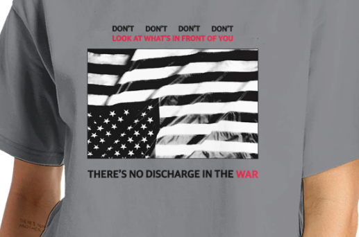 Don’t Look At What’s In Front Of You Cropped T-Shirt