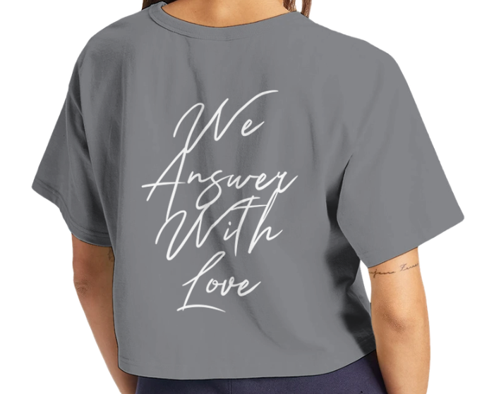They Teach Us Hate Cropped T-Shirt
