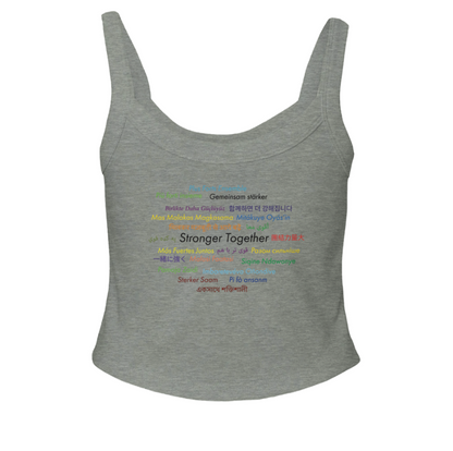 Strength in Diversity - Global Edition Micro Ribbed Scoop Tank