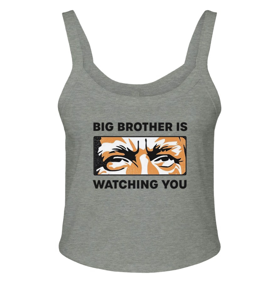 Big Brother Is Watching You Micro Ribbed Scoop Tank
