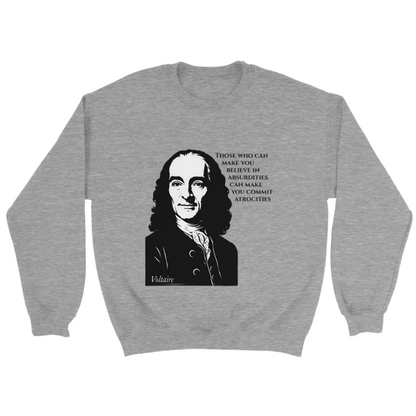 Absurdities & Atrocities - Voltaire Sweatshirt
