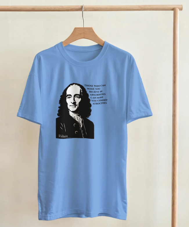 Absurdities & Atrocities - Voltaire T-shirt