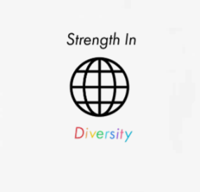 Strength in Diversity - Global Edition Oversized T-shirt