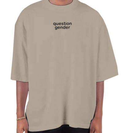Question Gender Oversized T-Shirt
