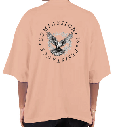 Redacted Kindness is Radical Oversized T-Shirt