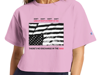 Don’t Look At What’s In Front Of You Cropped T-Shirt