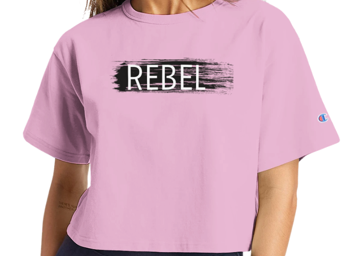 "REBEL" Underground Edition Cropped T-Shirt