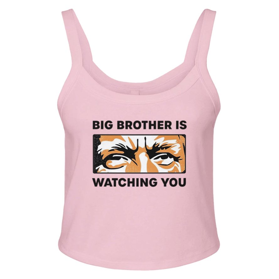 Big Brother Is Watching You Micro Ribbed Scoop Tank