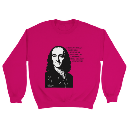 Absurdities & Atrocities - Voltaire Sweatshirt